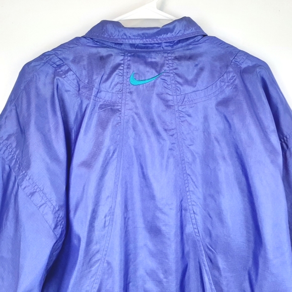 Vintage Nike Lady Foot Locker Windbreaker Track Jacket Size Medium 10-12 - Picture 9 of 16